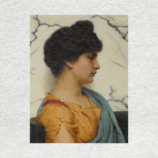 An Arcadian Beauty by John William Godward by Classic Art Stall